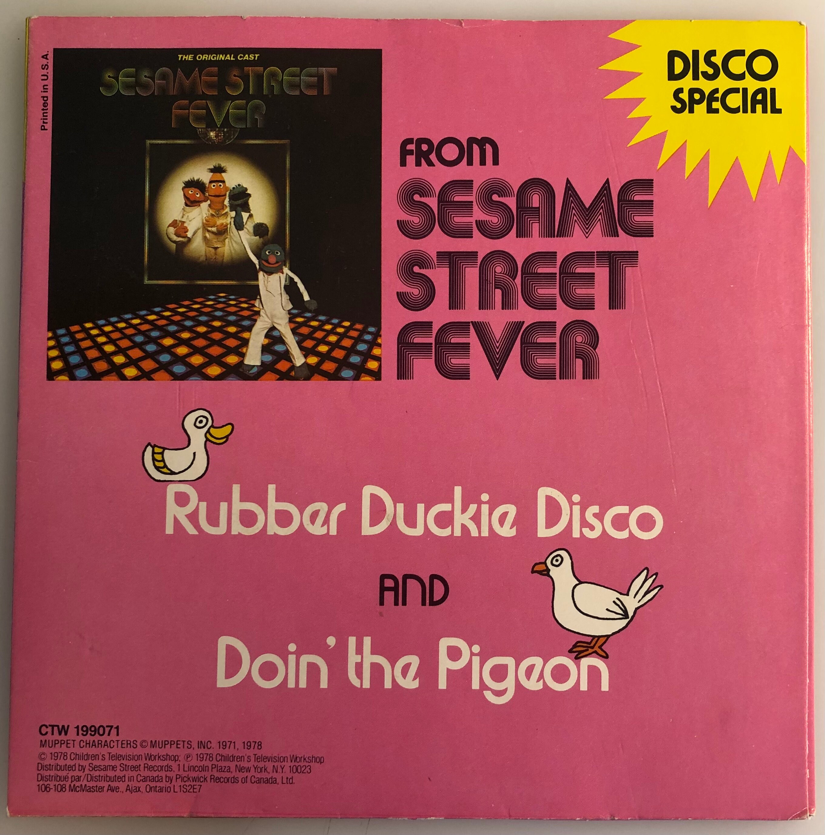 SESAME STREET FEVER レコード Vintage 1978 Sesame Street Fever Vinyl LP Album Record Disco