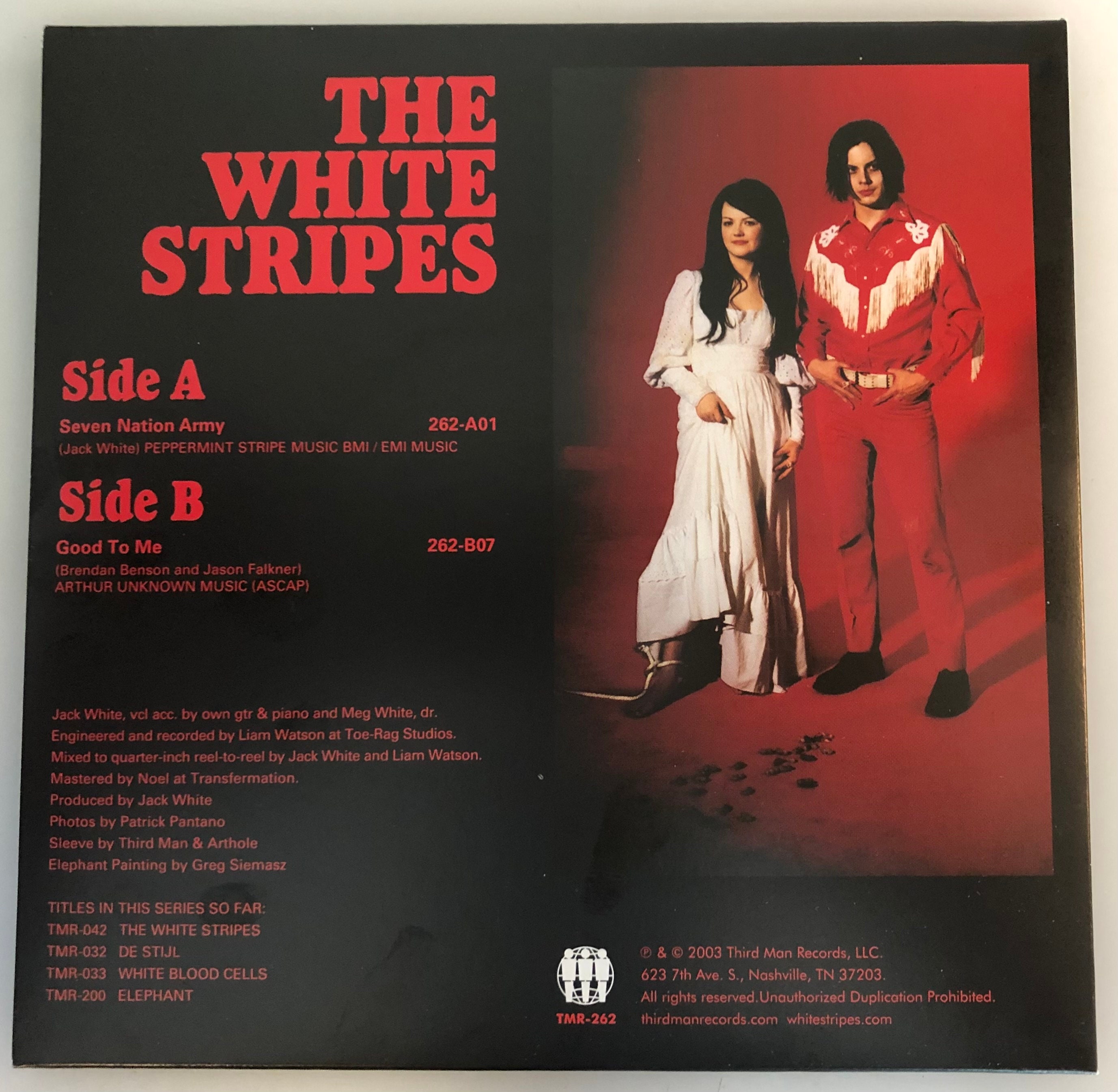 ★ THE WHITE STRIPES レコード 7\" The White Stripes / Seven Nation Army & Good To Me / 45 & PS / New