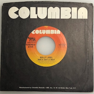 Billy Joel / She&#39;s Got A Way / Original Columbia 1981 / US 45rpm  / NM