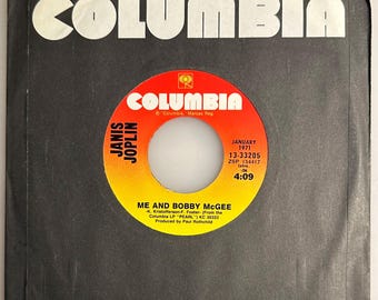 Janis Joplin / Me And Bobby McGee & Get It While You Can / Columbia 45 giri / Menta