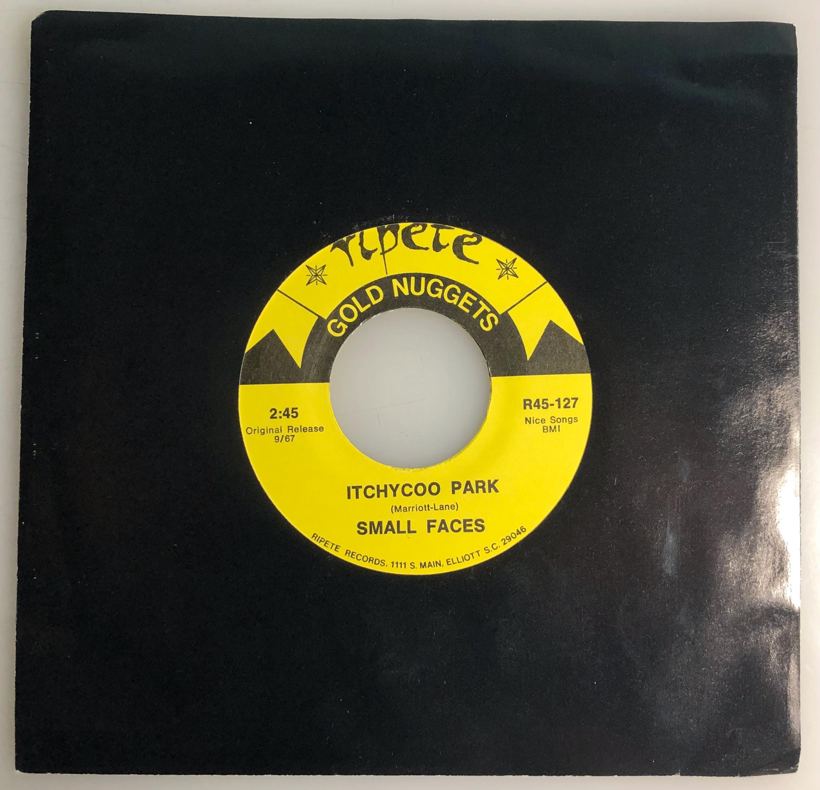 SMALL FACES ITCHYCOO PARK 7インチシングル Small Faces Itchycoo