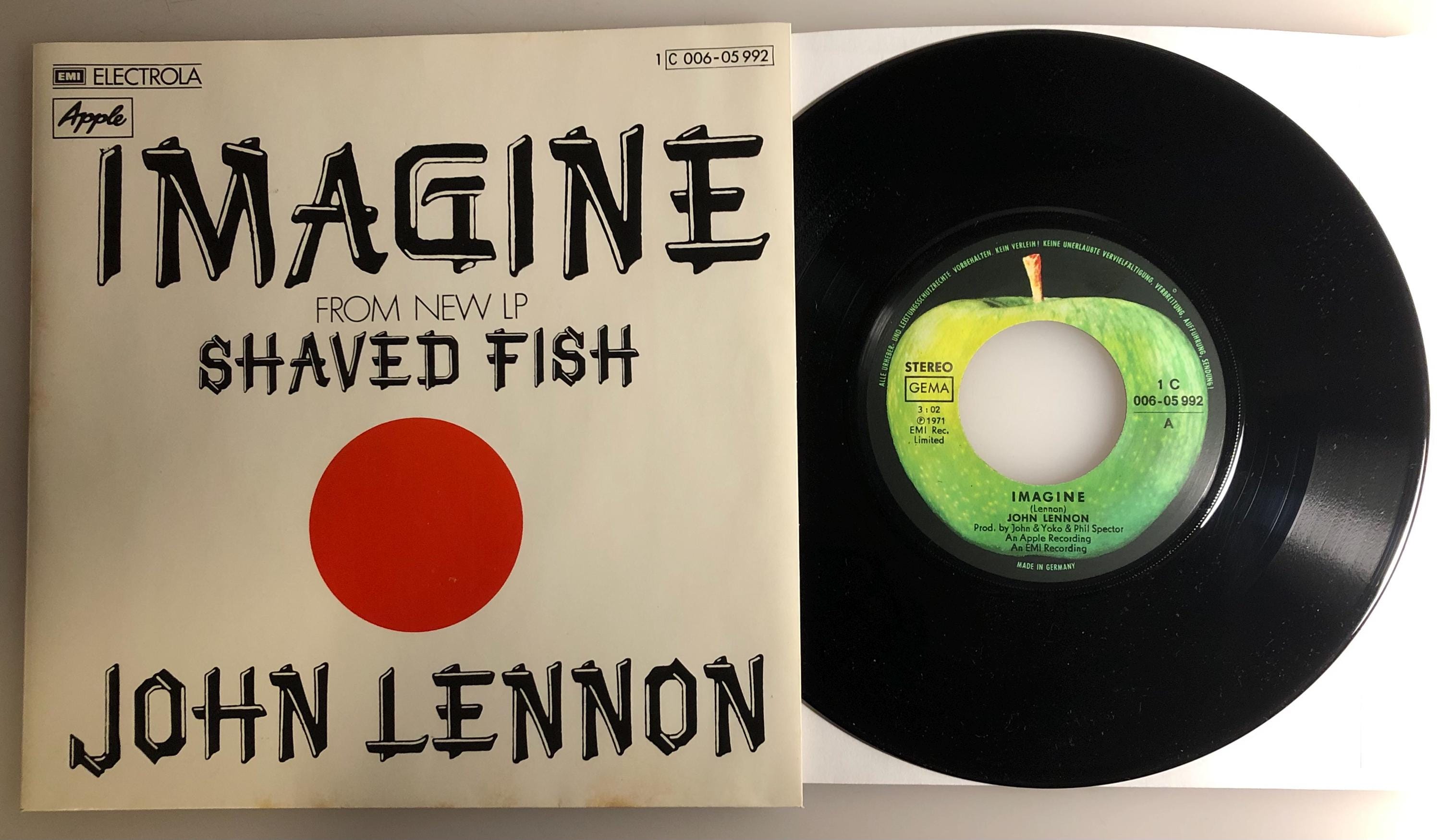 John Lennon - Imagine / Working Class Hero - Germany Apple 45rpm