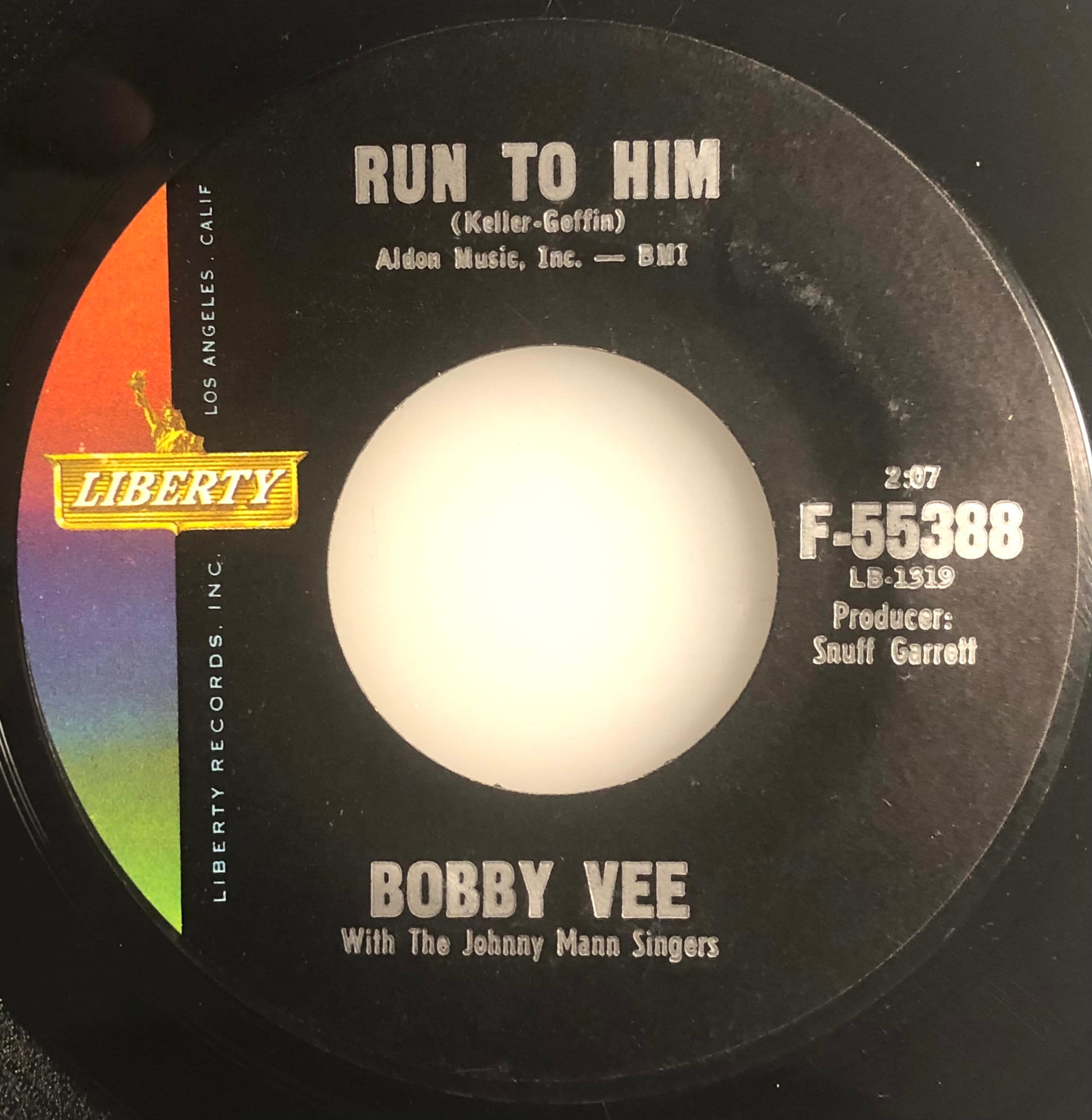 Bobby Vee / Run to Him / 1961 Liberty 45 / NM - Etsy