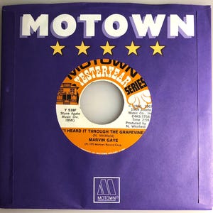 Marvin Gaye / Słyszałem to przez winorośl / Motown 45rpm / NM+