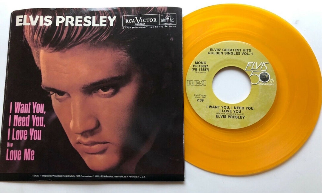 elvis presley I NEED YOU SO レコード Elvis Presley – I Need You So – Vinyl (Black Labels, 7