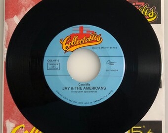 Jay and The The Americans / Cara Mia & This Magic Moment / 45rpm vinyl pressing / Mint!