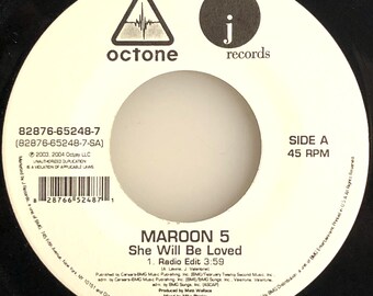 Maroon 5 / She Will Be Loved & Sunday Morning / 2004 Octone 45 Rpm