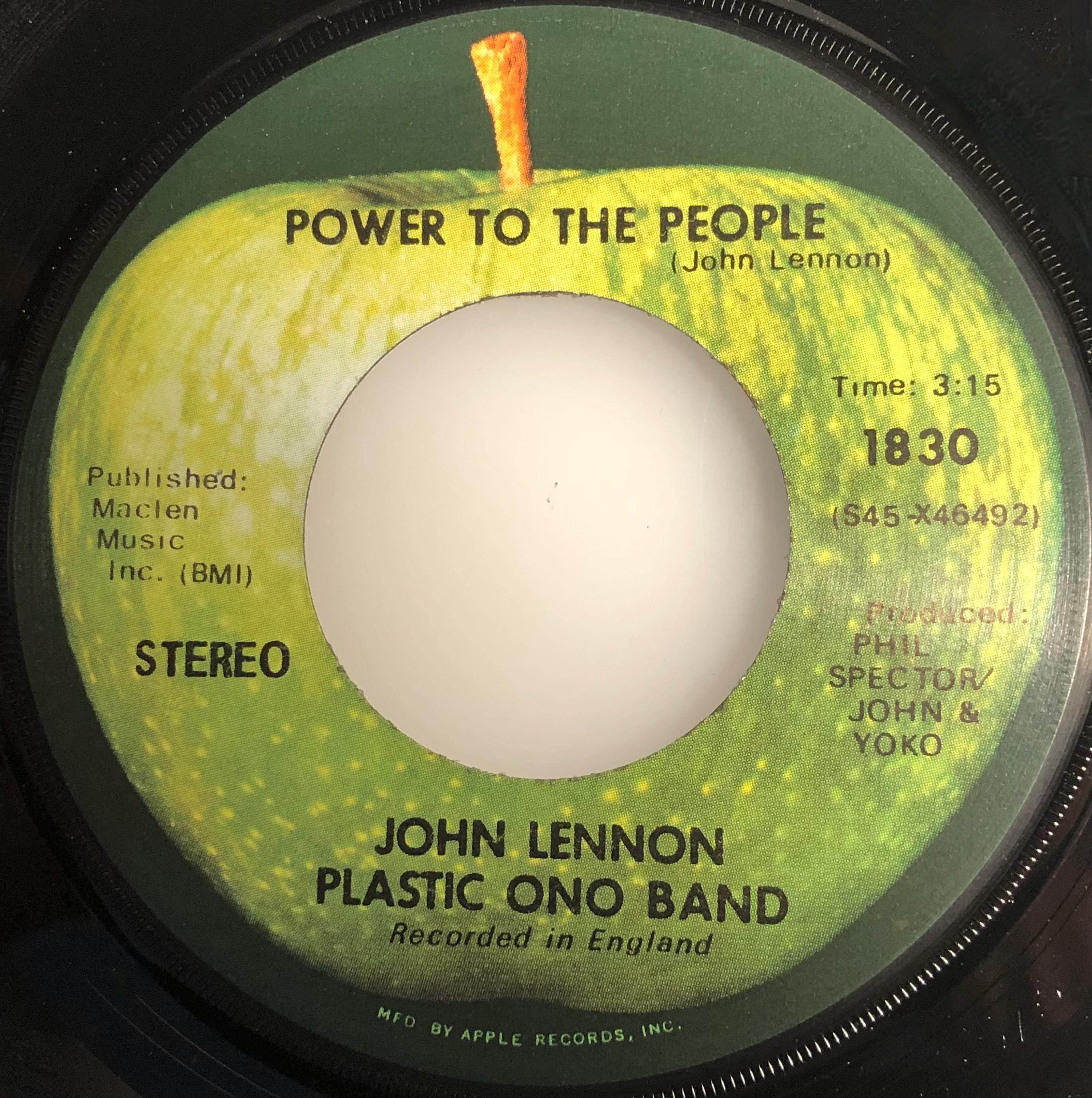 ジョン・レノン / パワー・トゥ・ザ・ピープル & タッチ・ミー / '71