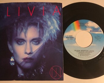Olivia Newton-John / Soul Kiss and Electric / MCA original 1985 45 & Picture Sleeve / Mint