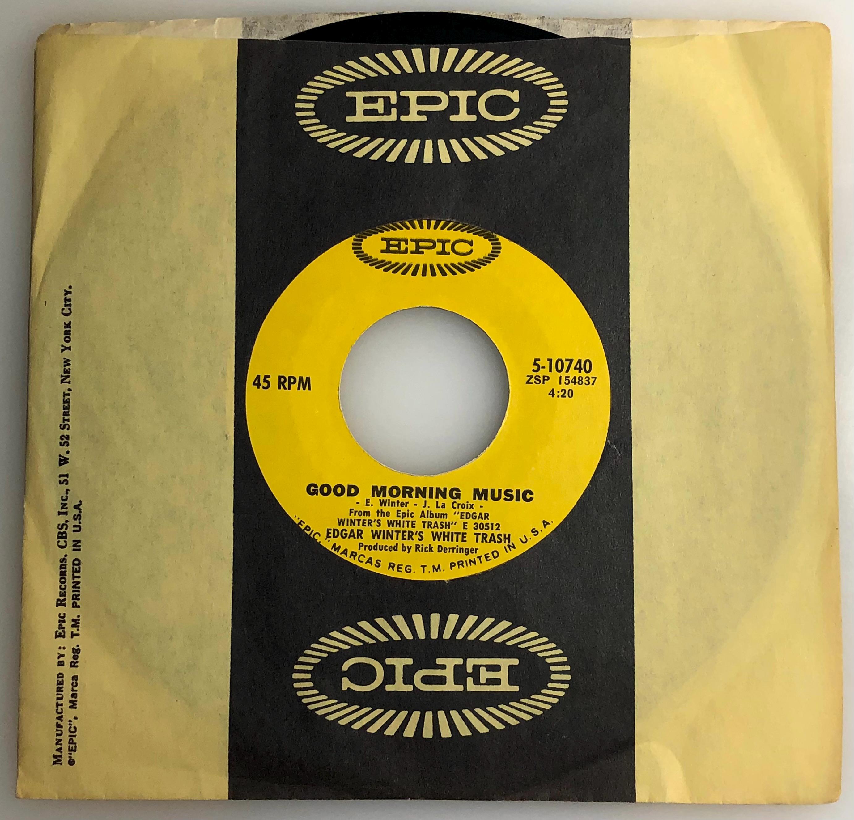Edgar Winter's White Trash - Where Would I Be (1971 Epic Vinyl 45