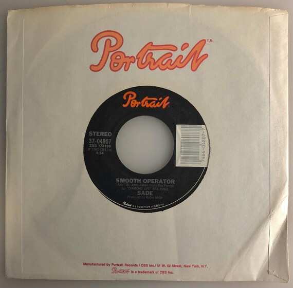 Sade / Smooth Operator / Portrait 1984 US 45rpm / NM - Etsy