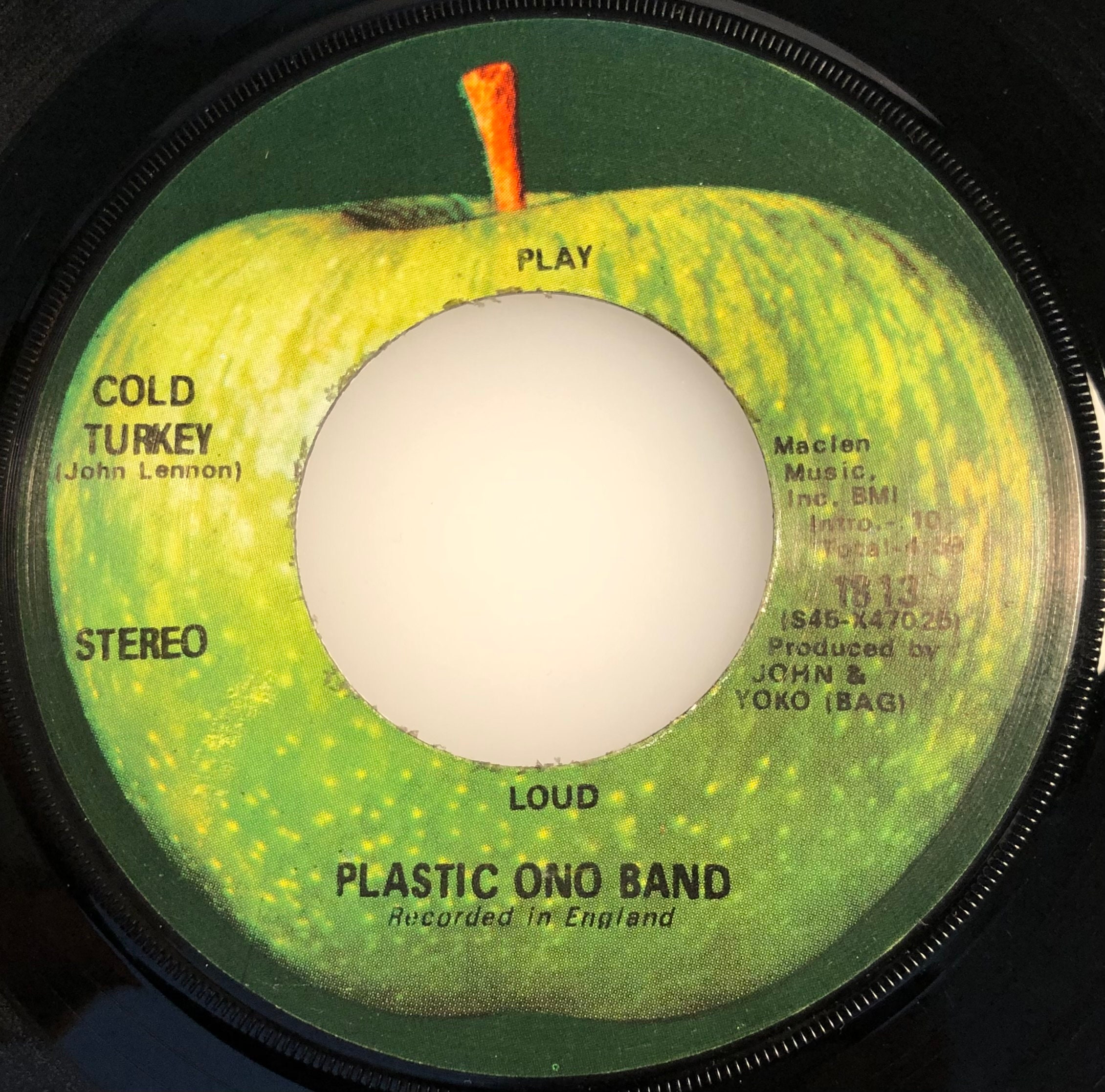 John Lennon - Plastic Ono Band (POB) / Cold Turkey / Apple West