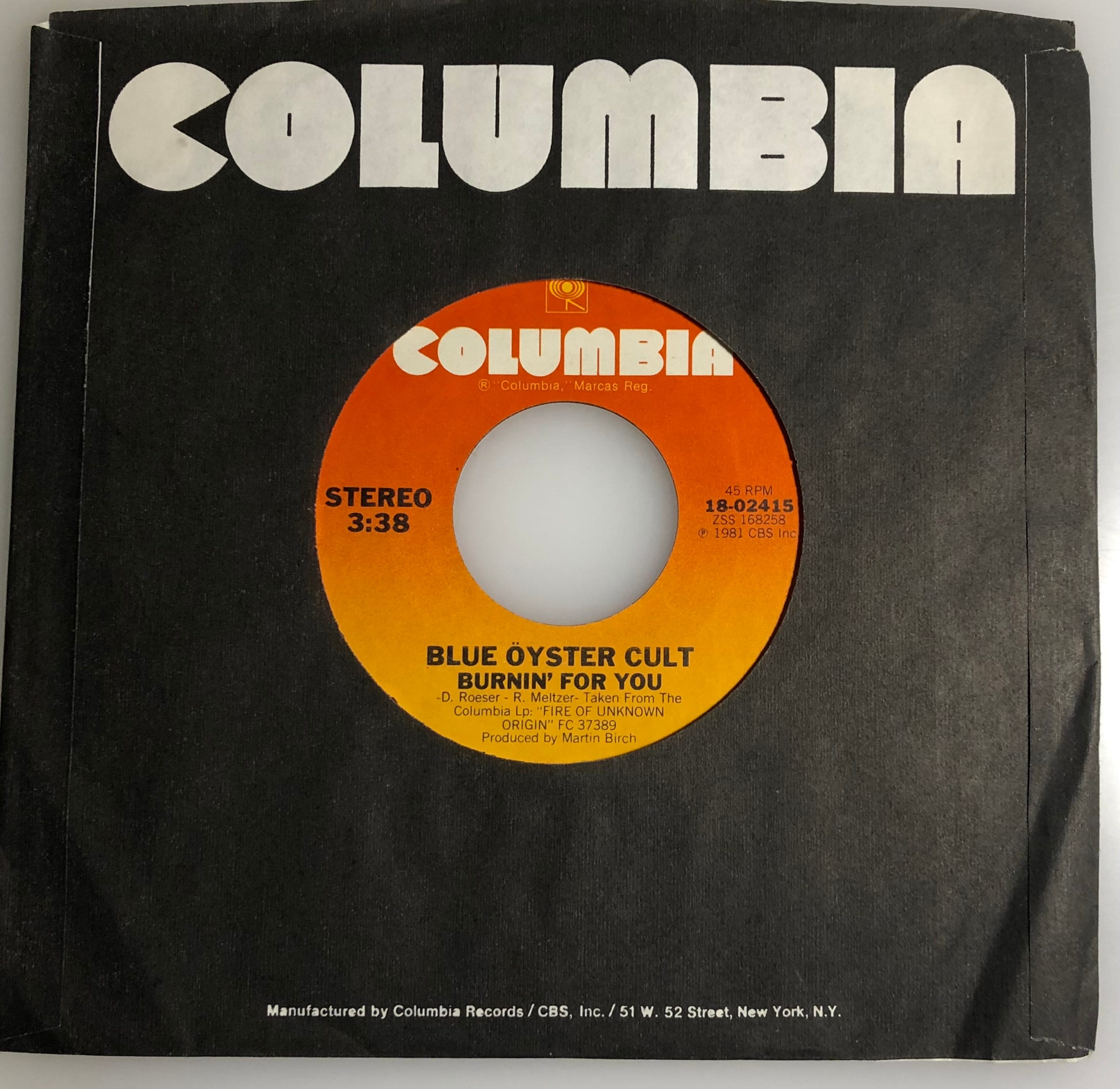 Blue Oyster Cult / Burnin display picture 1