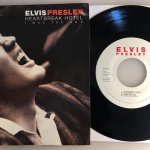 Elvis Presley / Heartbreak Hotel, original and Alt. take / 1996 45rpm & PS / Great!