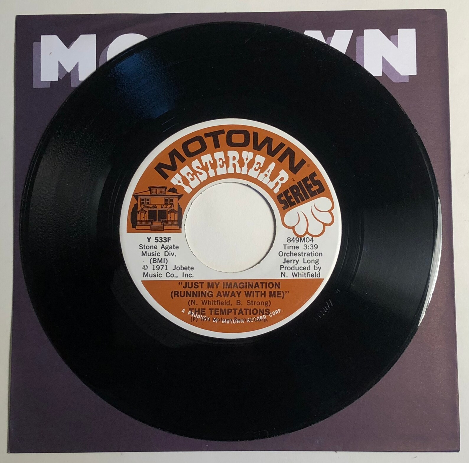 The Temptations / Just My Imagination / 45rpm / NM - Etsy