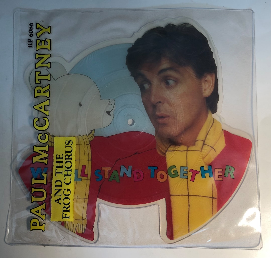 Paul Mccartney and the Frog Chorus / We All Stand Together / Etsy