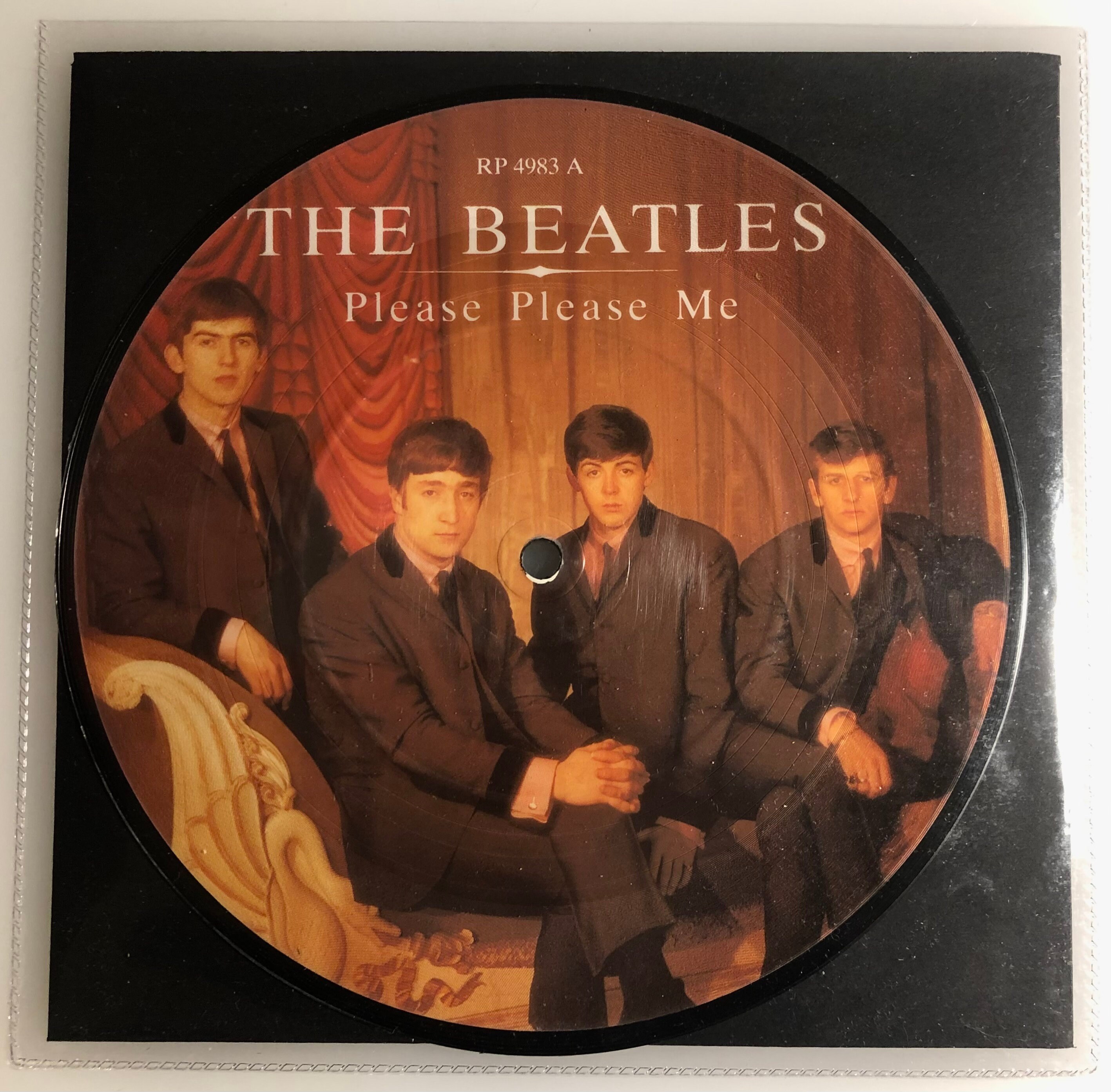 The Beatles 'please Please Me' 1983 UK Picture Disc - Mint - Etsy