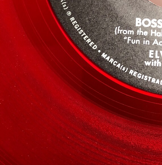 Elvis Presley / Bossa Nova Baby & Witchcraft / RCA Red Vinyl 45 W