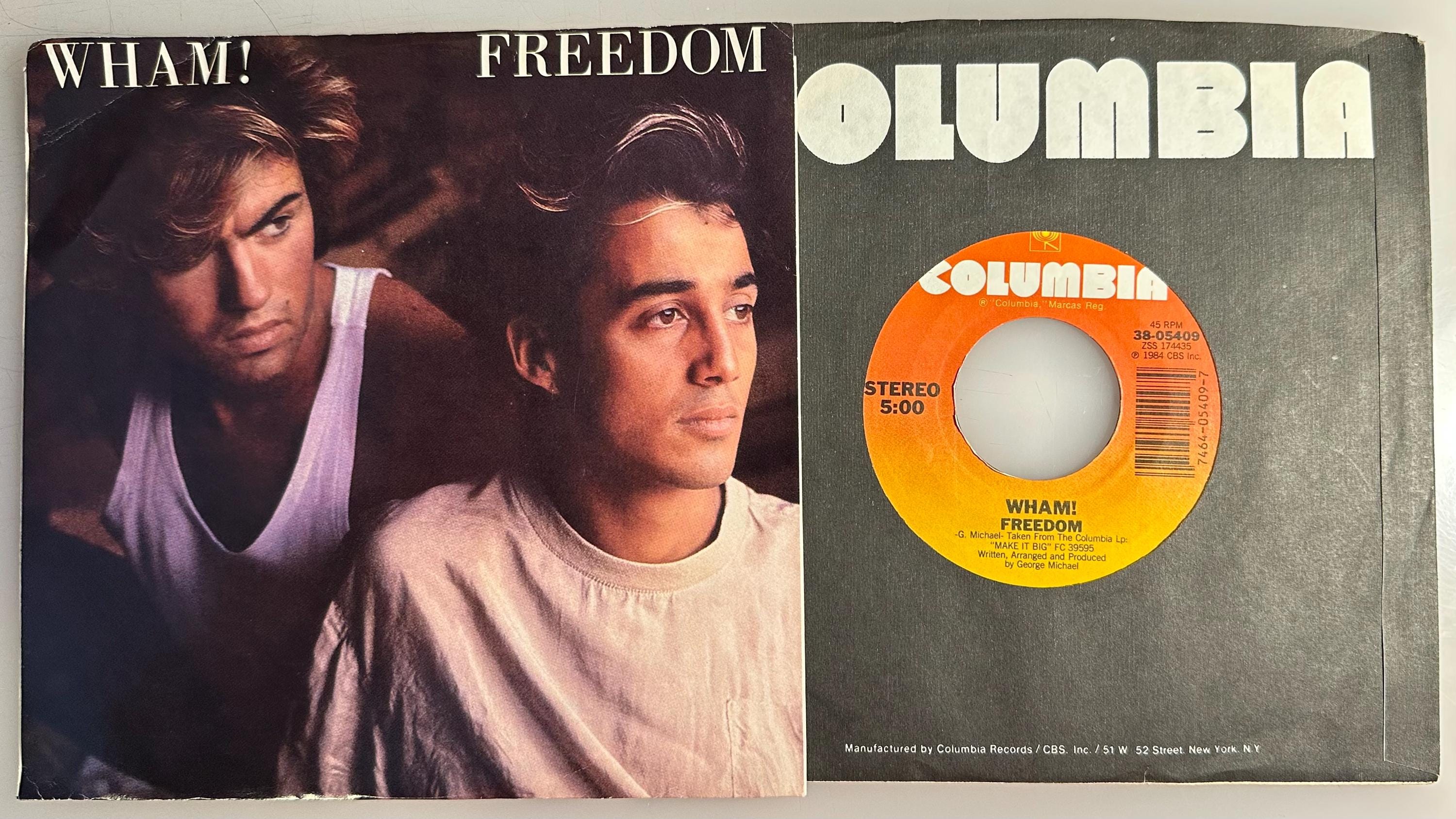 邦楽 Wham! Wham! Freedom 1984 Vinyl 45 With Picture Sleeve / EX+ - Etsy