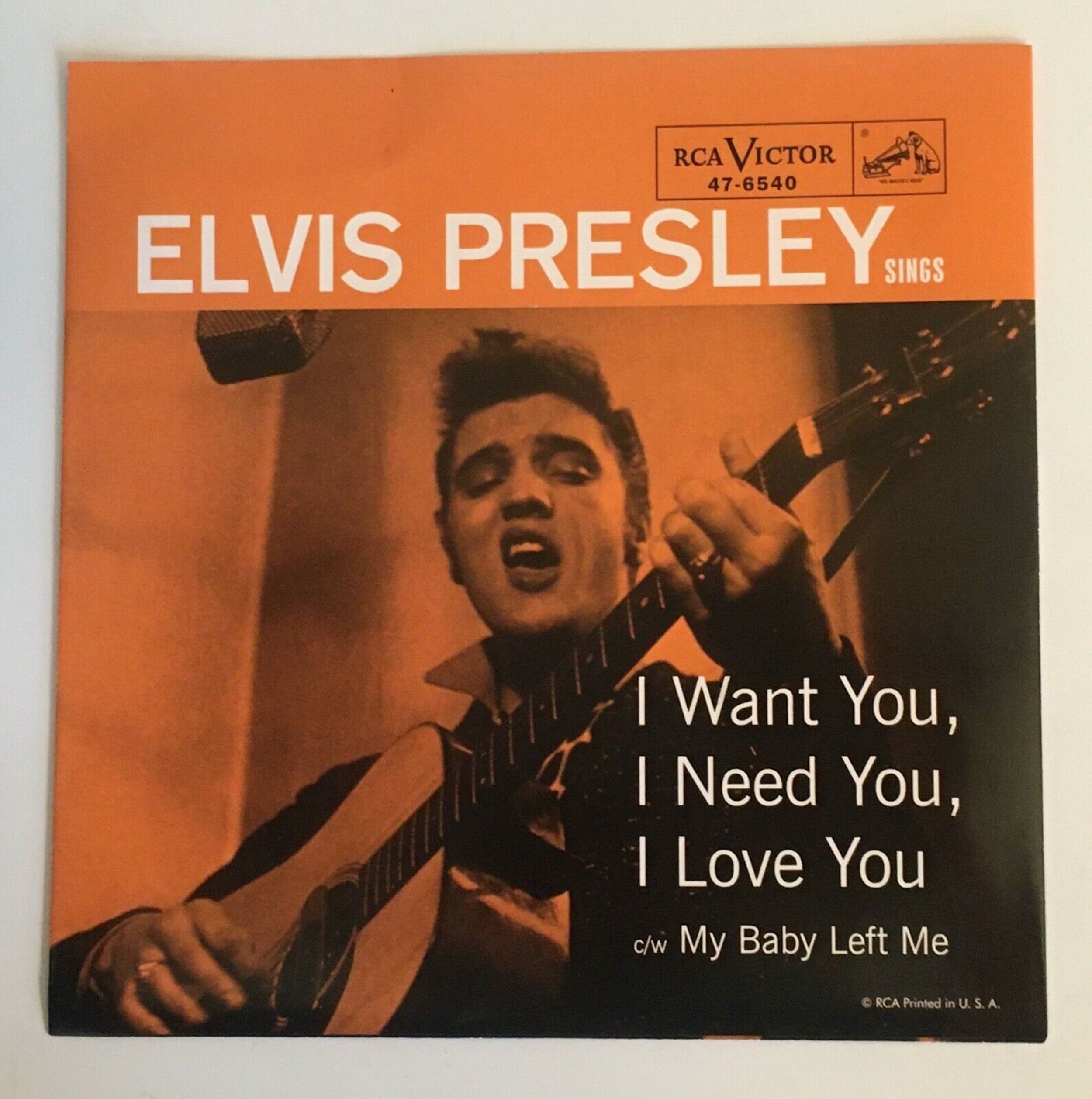 Elvis Presley / I Want You I Need You I Love You / Red Vinyl - Etsy