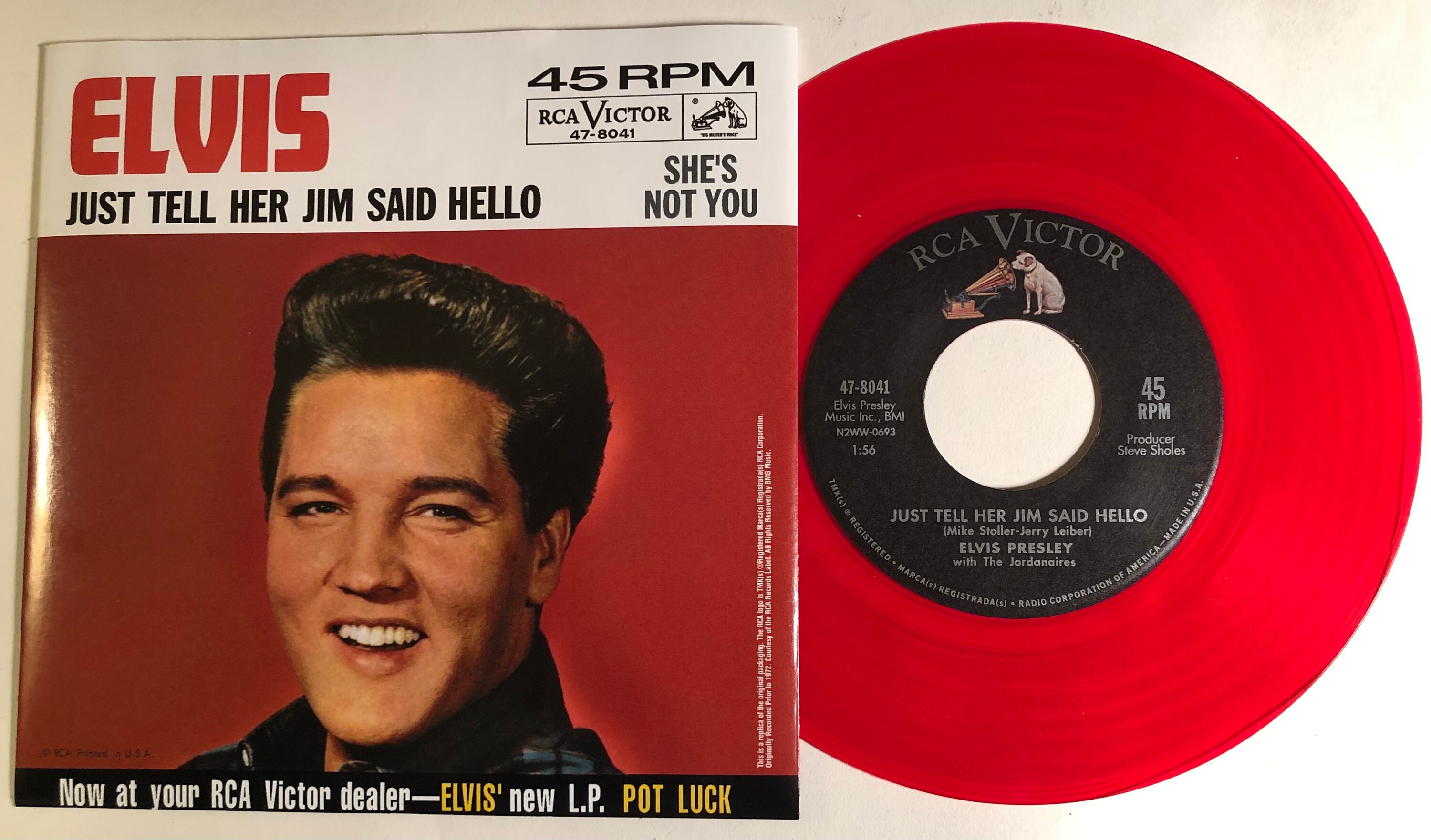 エルヴィス・プレスリー　海外版　未開封　LPレコード　4枚セット エルヴィス・プレスリー / She's Not You & Just Tell Her Jim Said