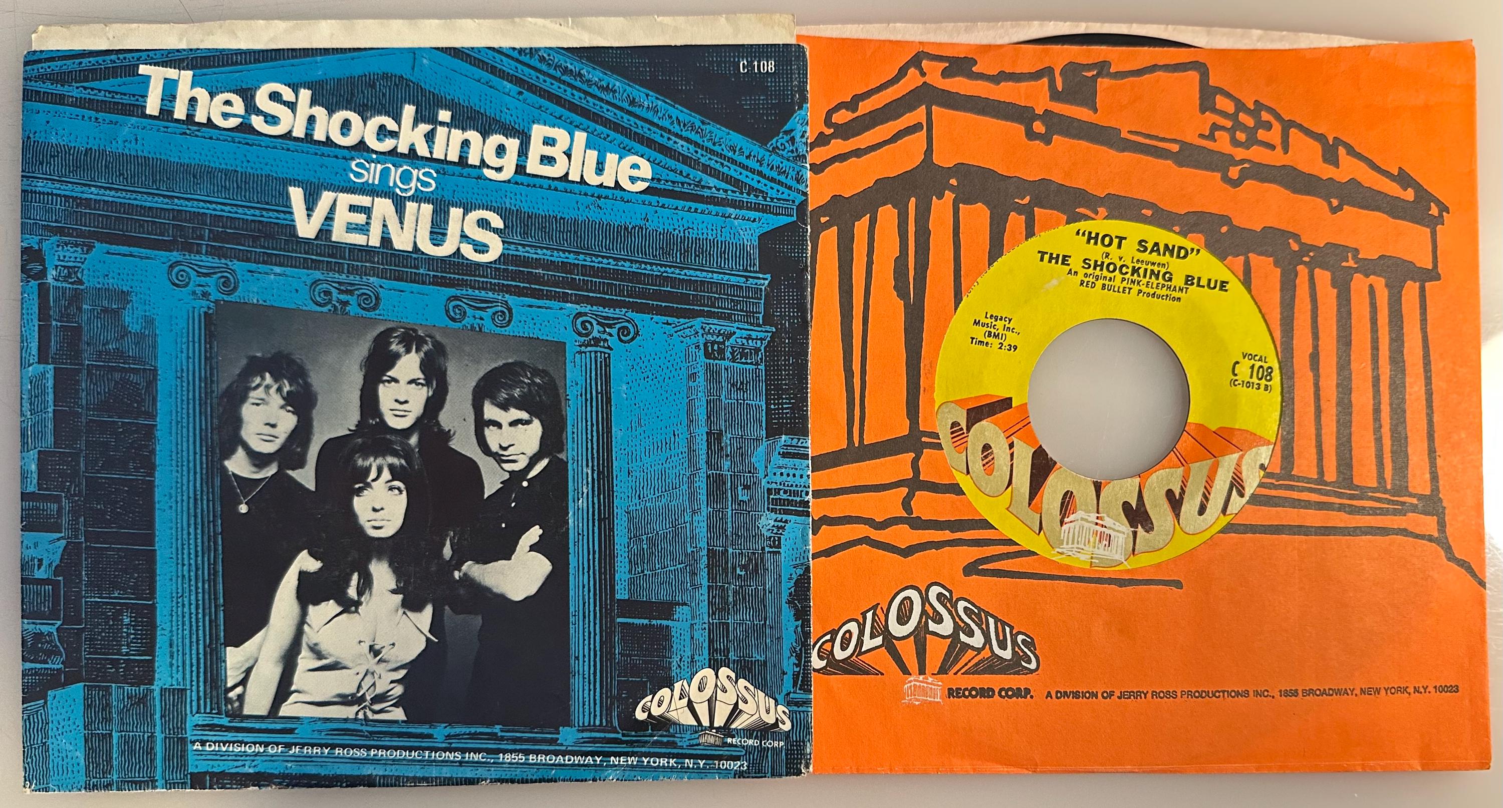 Shocking Blue / Venus & Hot Sand / 1969 45 Rpm With PS / NM- - Etsy