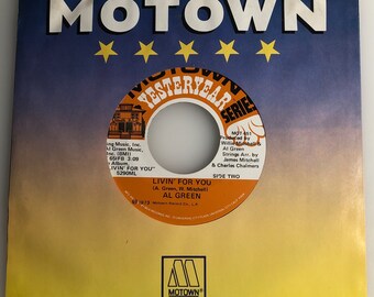 Al Green / Livin' For You & You Ought To Be With Me / Motown 45 / Mint