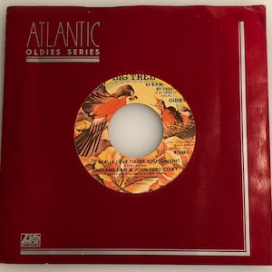 England Dan & John Ford Coley / I&#39;d Really Love To See You Tonight / Big Tree 45rpm / NM