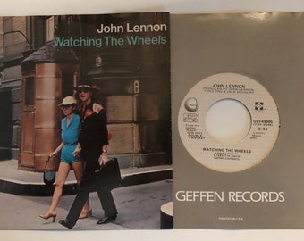 John Lennon / Watching the Wheels / Geffen 1980 US 45 W PS / NM+