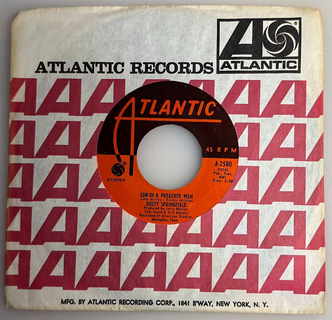 Dusty Springfield / Son of a Preacher Man / Original 1968 Atlantic
