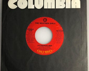 The Weather Girls / It's Raining Men / Columbia 1982 US 45 rpm / NM
