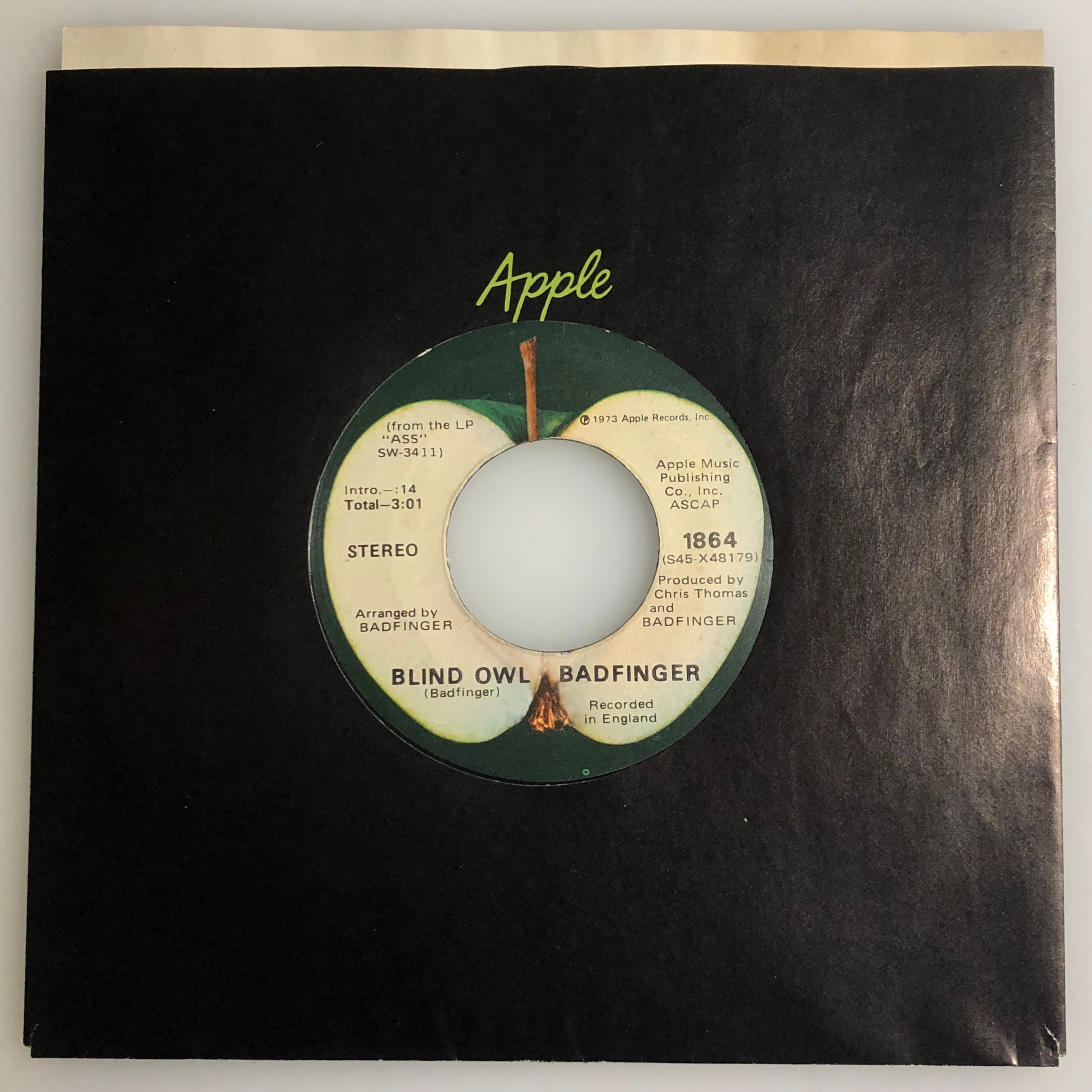 国内盤シングル　BADFINGER / APPLE OF MY EYE 国内盤シングルBADFINGER / APPLE OF MY EYE