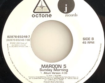 Maroon 5 / She Will Be Loved & Sunday Morning / 2004 Octone 45 Rpm