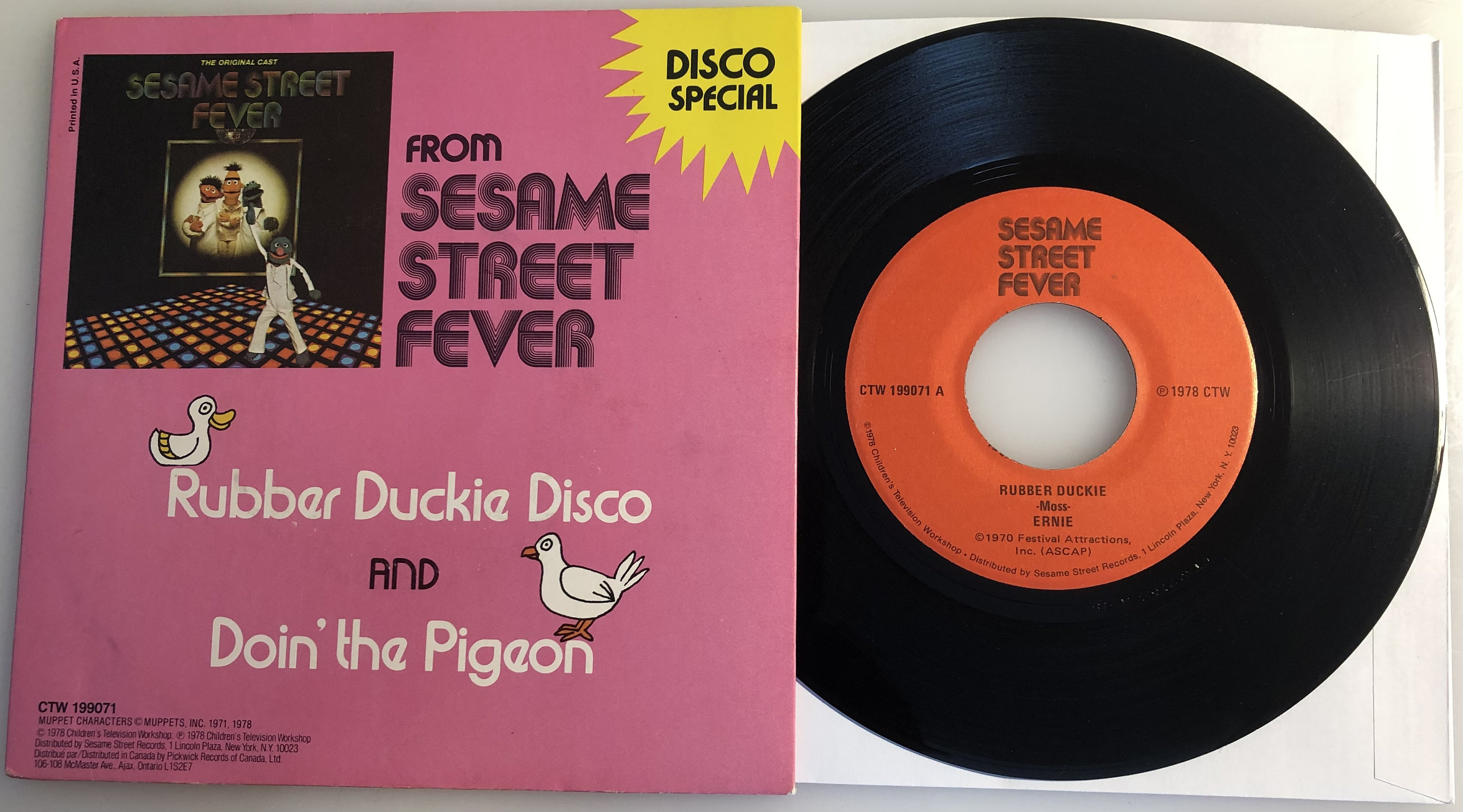 SESAME STREET FEVER レコード Vintage 1978 Sesame Street Fever Vinyl LP Album Record Disco