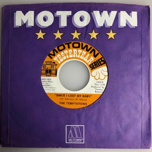 The Temptations / Since I Lost My Baby / 45rpm / NM+