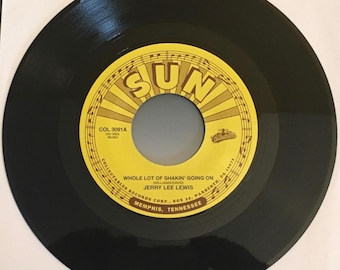 Jerry Lee Lewis / Whole Lotta Shakin' Going On & Break Up / 7" SUN 45 / Mint