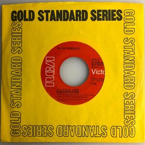 Elvis Presley / A Little Less Conversation / RCA 45rpm / VG+++