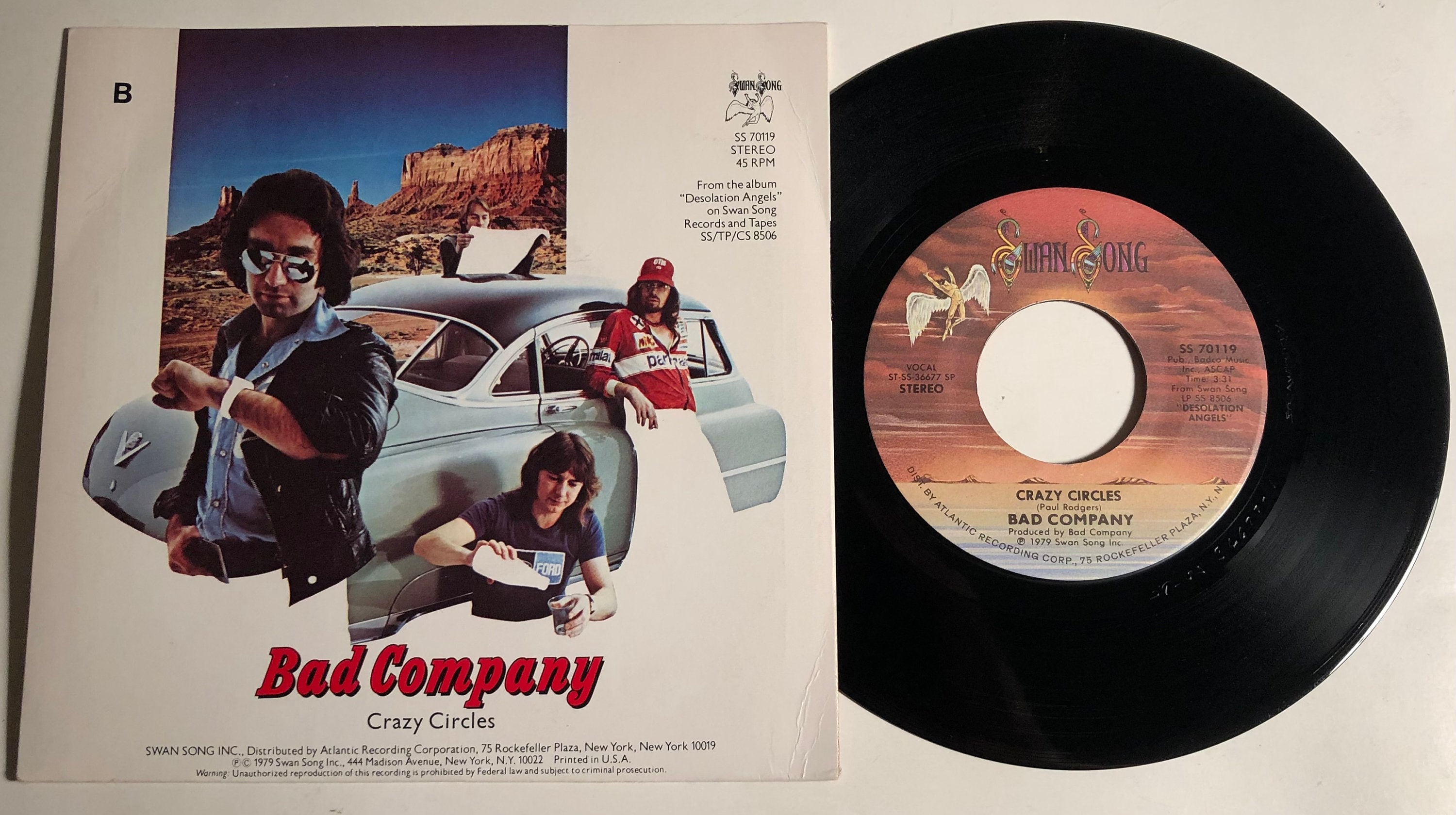 ワールドワイド2LP Bad Company Live 1979 RCV1671073 Swan Song /00660 Bad Company - Live 1977 & 1979 - Amazon.com Music