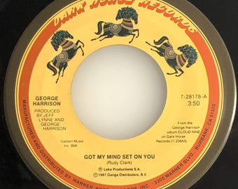 ジョージ・ハリスン - Got My Mind Set On You - 1987年 45回転