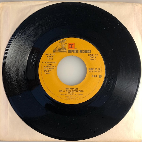 Fleetwood Mac / Rhiannon (Stevie Nicks) / Over My Head / Reprise 45 toeren / Mint