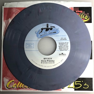 Elvis Presley / My Boy / Grey Marble vinyl 45 rpm / NM+