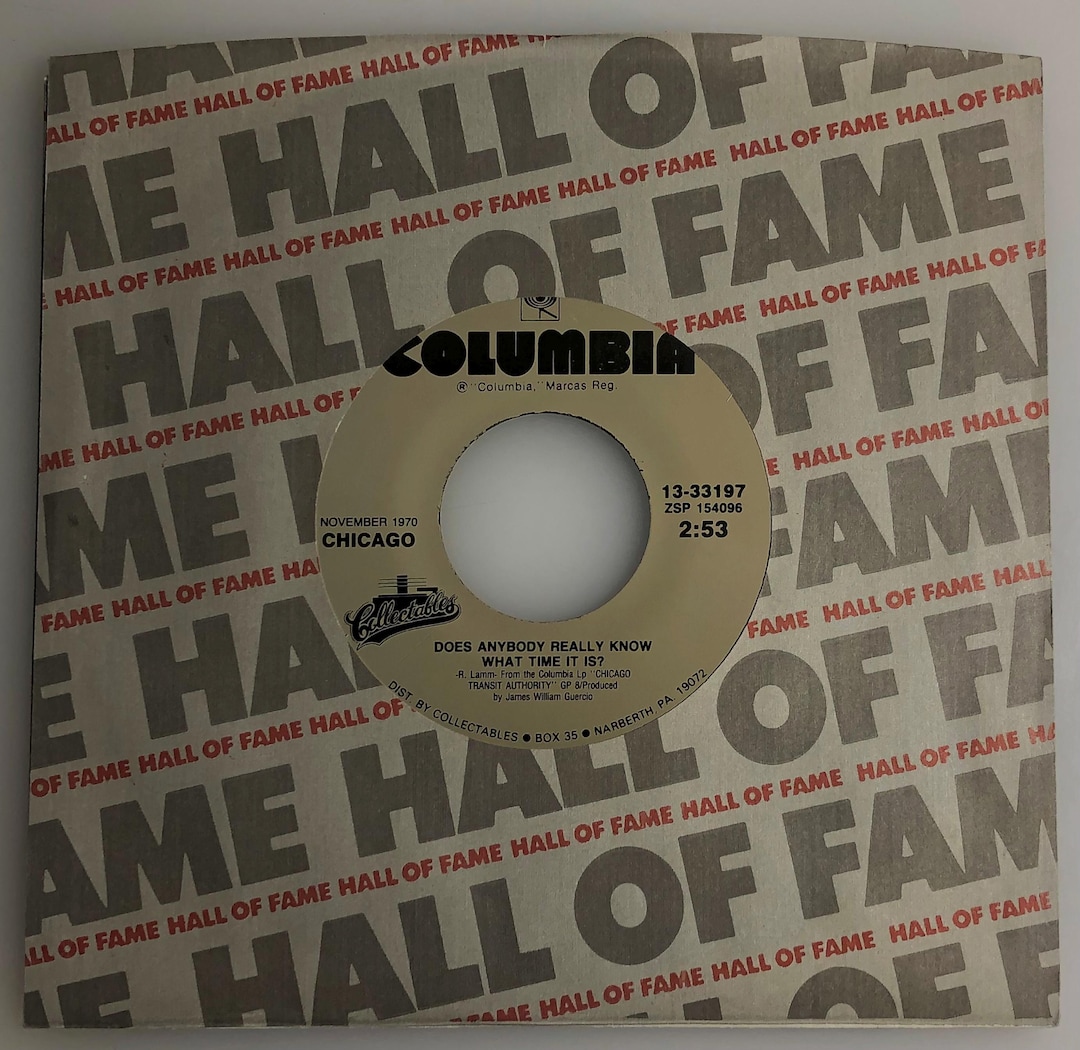 Chicago / Does Anybody Really Know What Time It Is? / 45 W Co. Sleeve ...