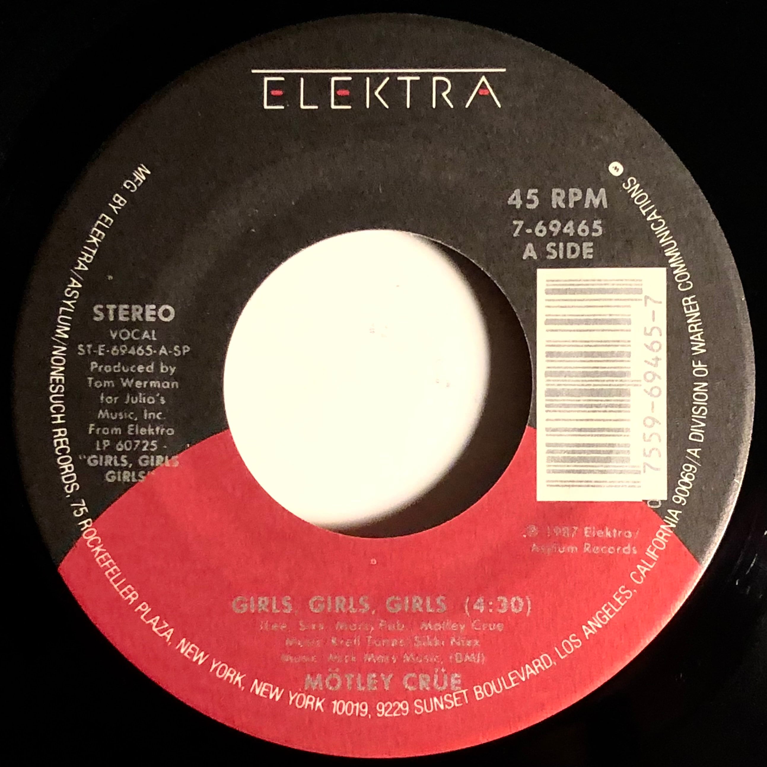 Motley Crue / Girls, Girls, Girls / 1987 7