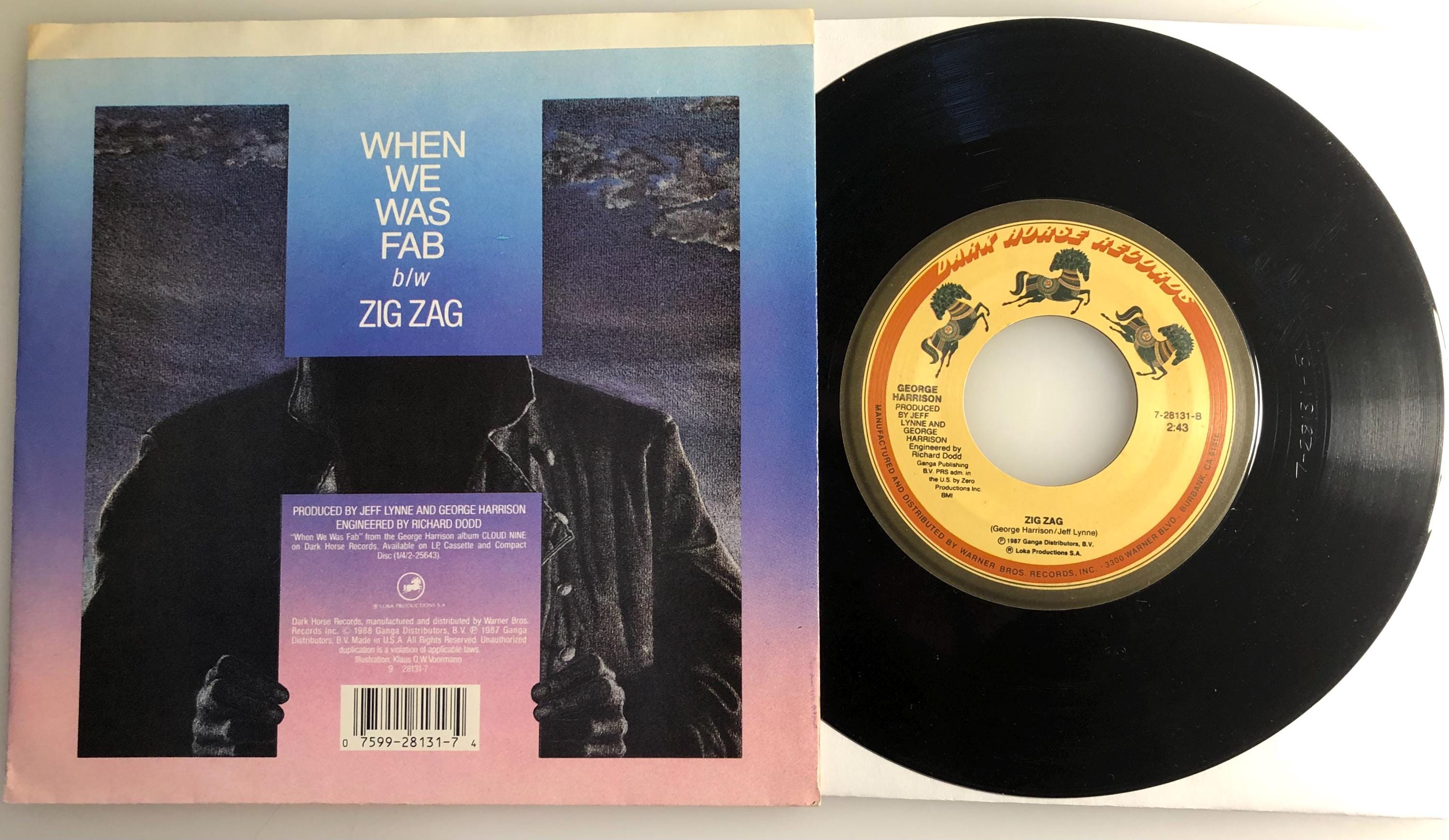 George Harrison / When We Was Fab & Zig Zag / 1987 Dark