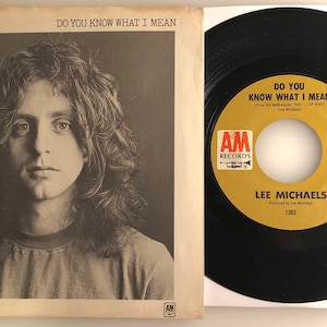 Lee Michaels / Do You Know What I Mean / A&M 1971 45 w PS / NM