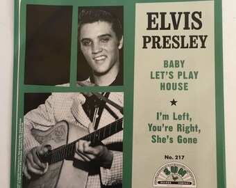 Elvis Presley / Baby Let's Play House / SUN Red Vinyl 45 With