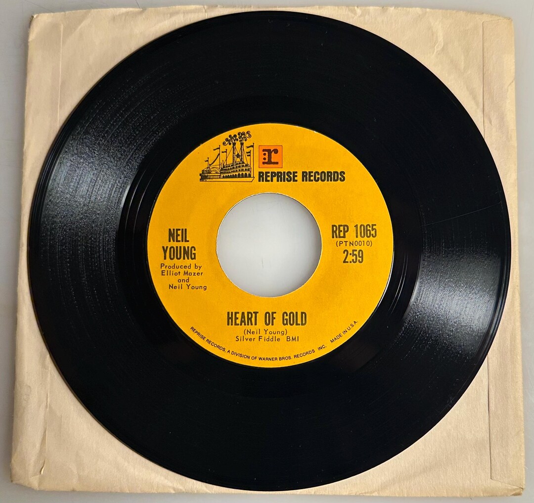 Neil Young / Heart of Gold & Sugar Mountain / 1972 Reprise 45 / NM - Etsy