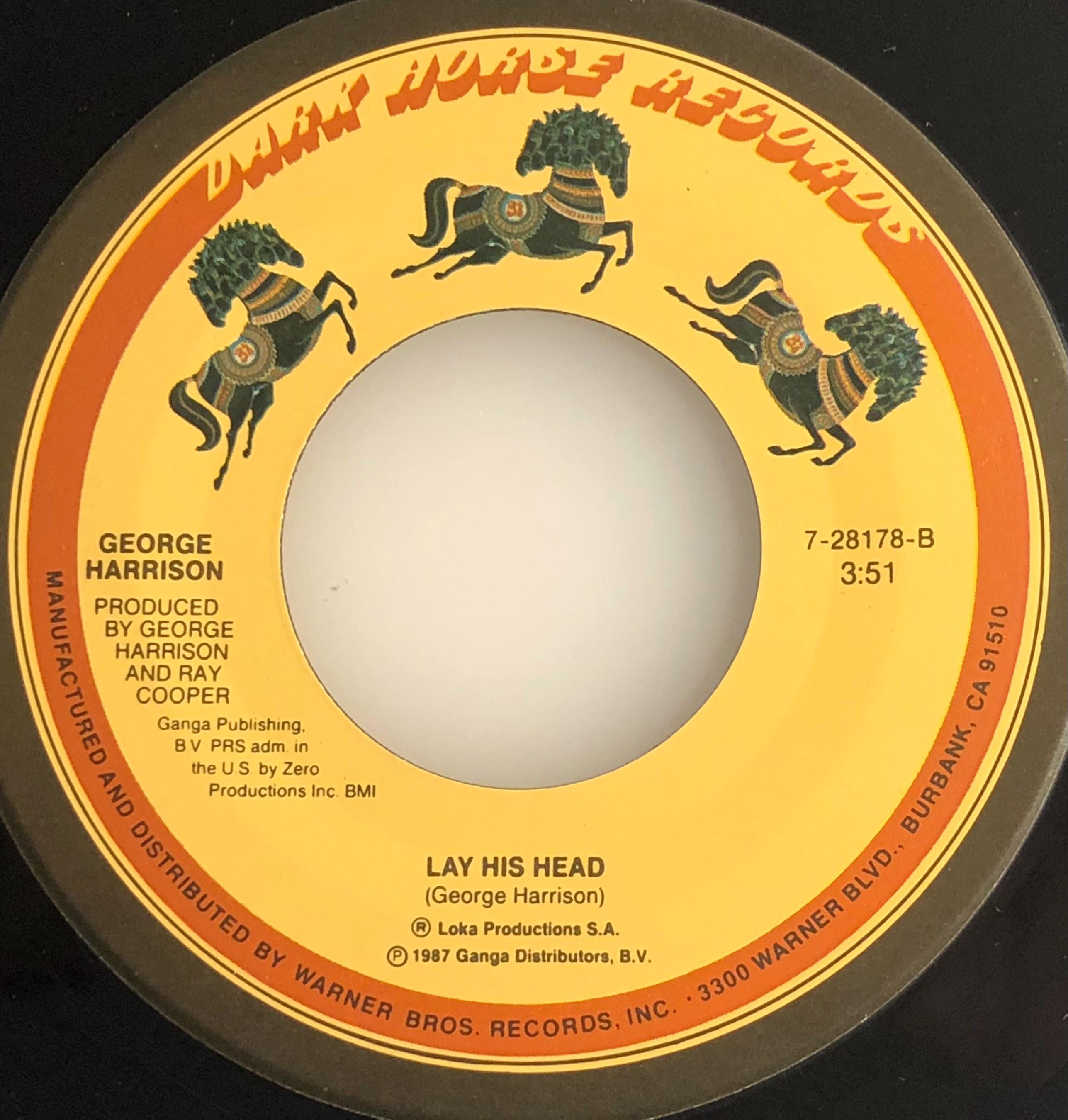 George Harrison / Got My Mind Set on You / 1987 Dark Horse