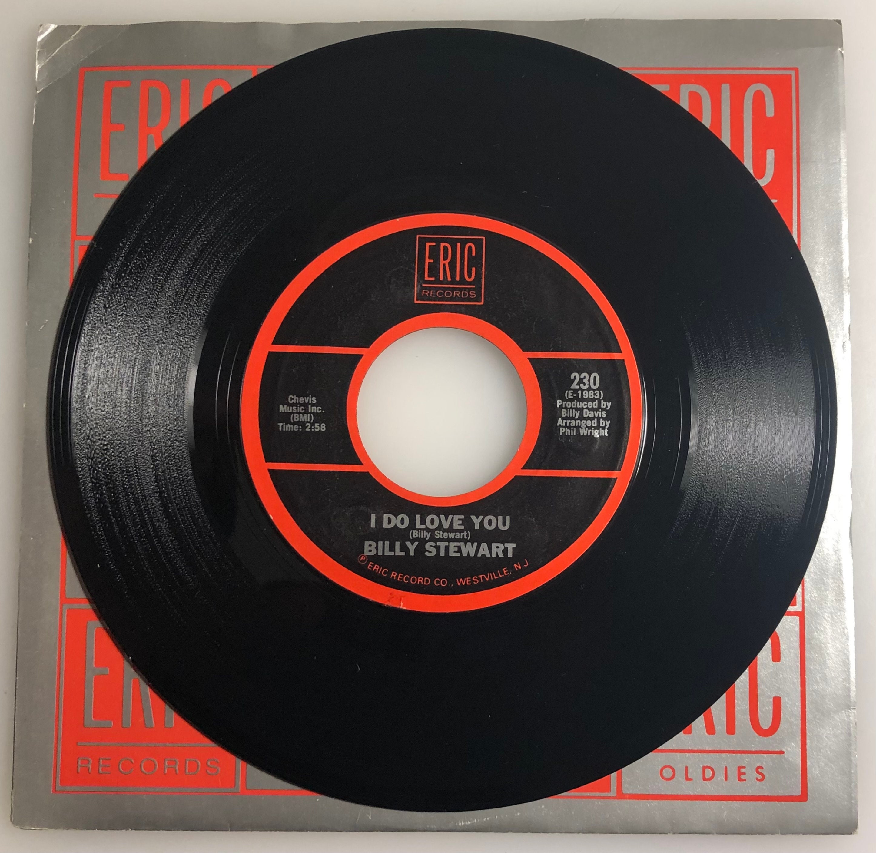 Billy Stewart / I Do Love You / Eric 45rpm / NM+ - Etsy