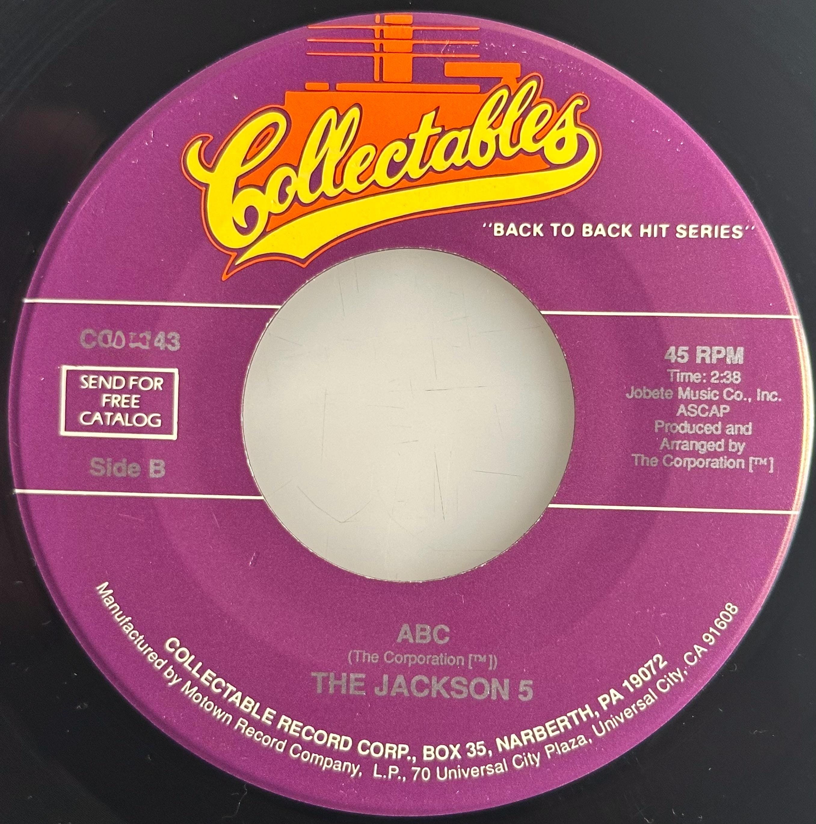 The Jackson 5 / I Want You Back & ABC / 45 RPM / NM+ - Etsy